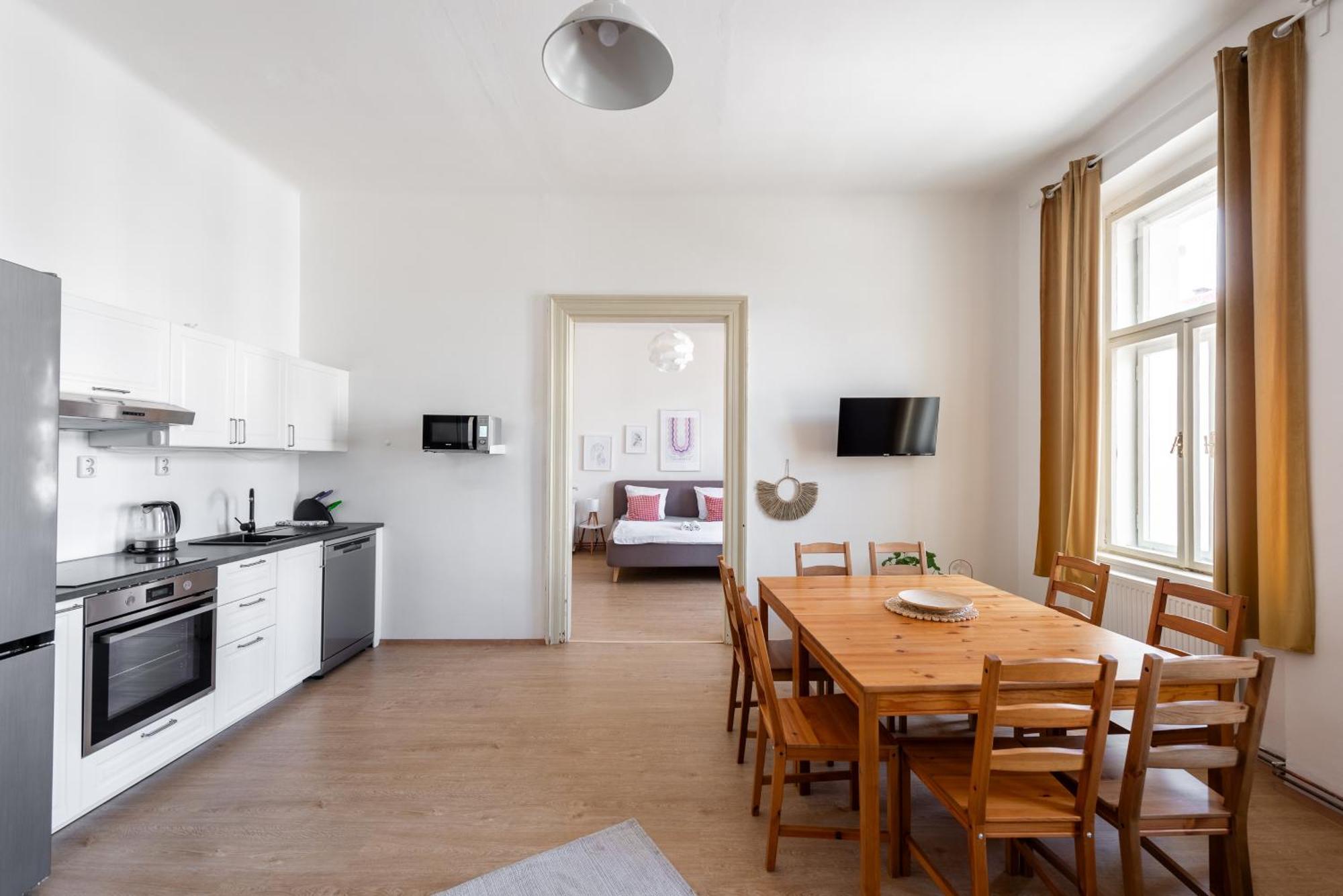 Tesnov Residence Apartments Prag Exterior foto