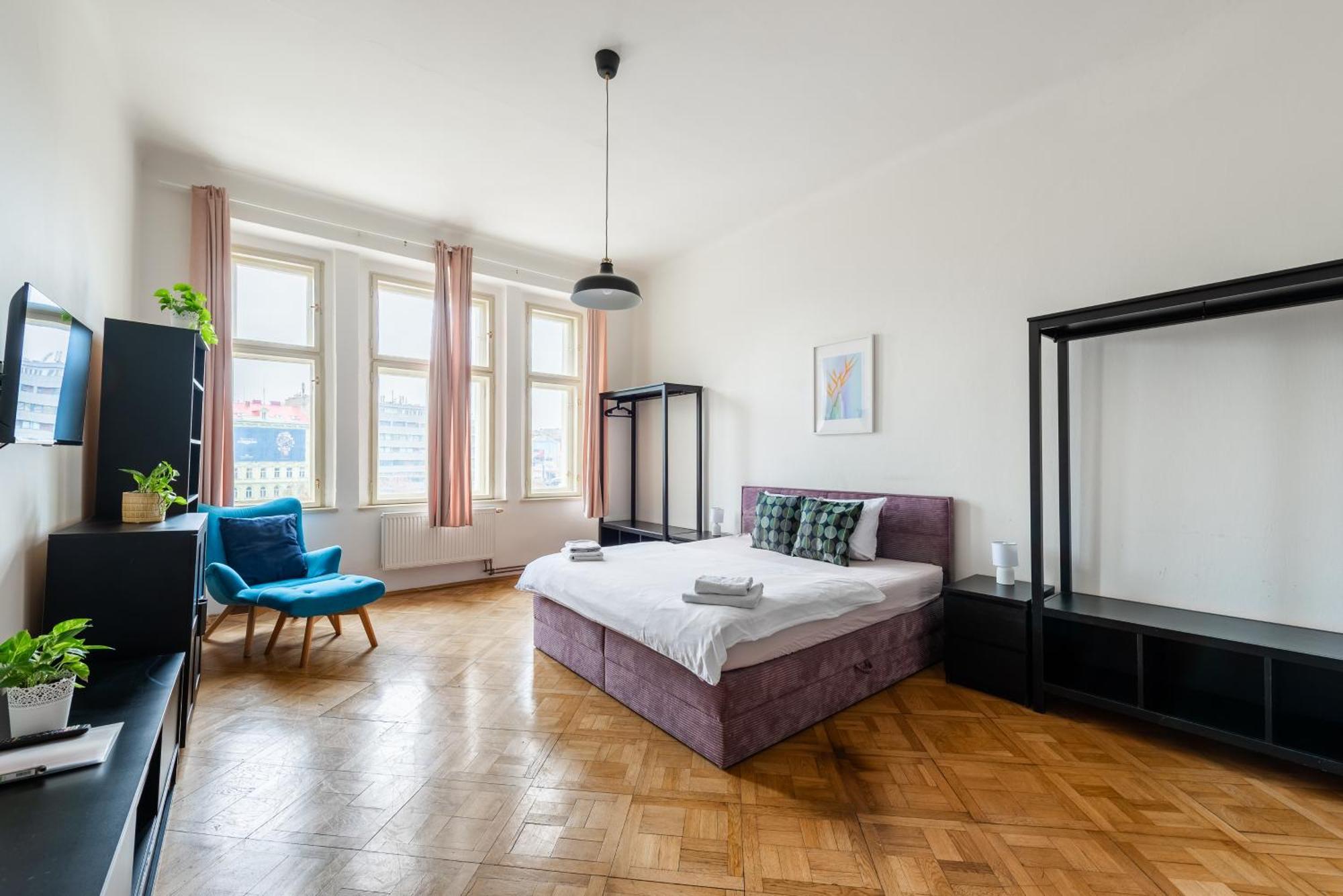Tesnov Residence Apartments Prag Exterior foto
