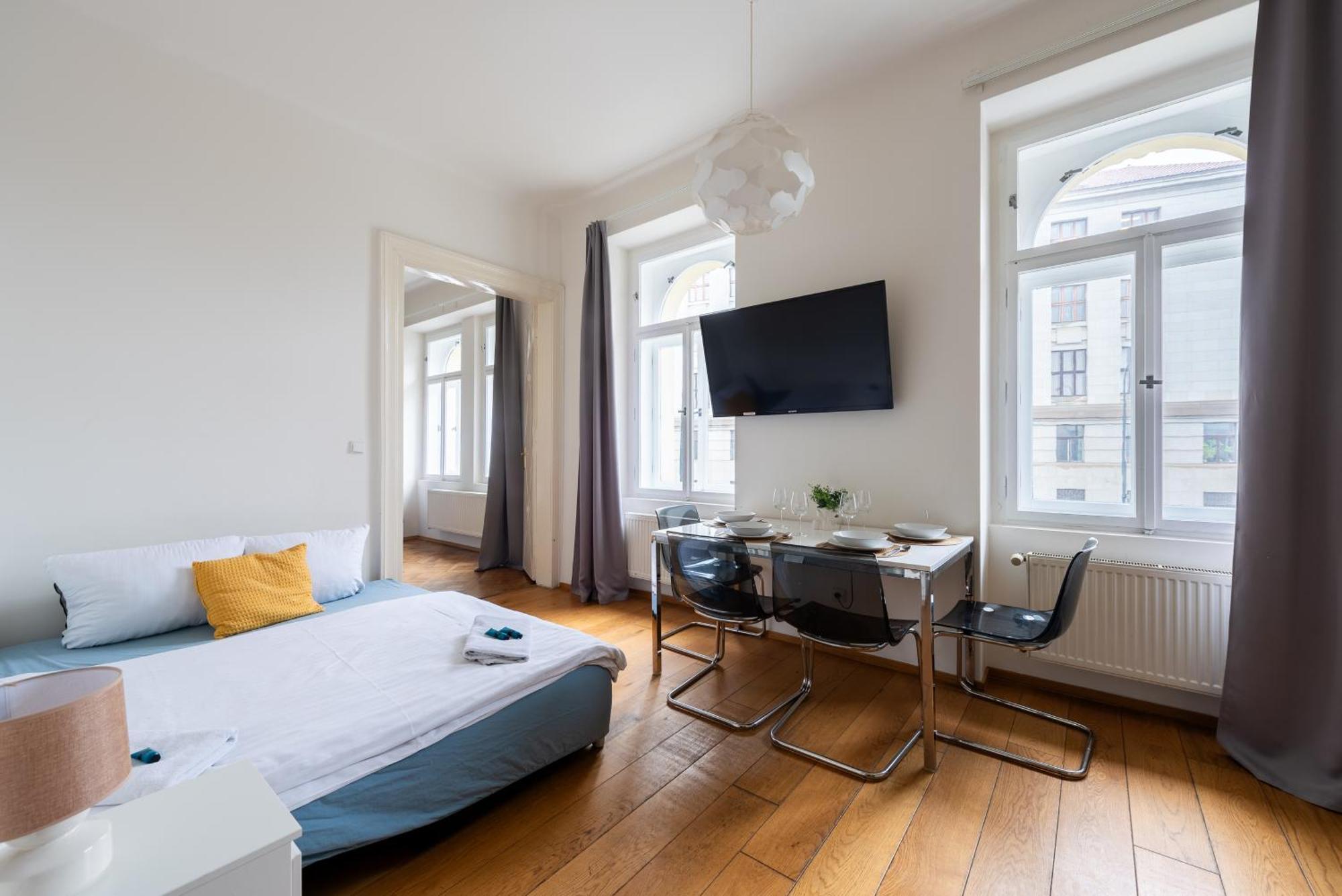 Tesnov Residence Apartments Prag Exterior foto
